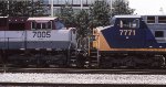 EMDX 7005 & CSXT 7771